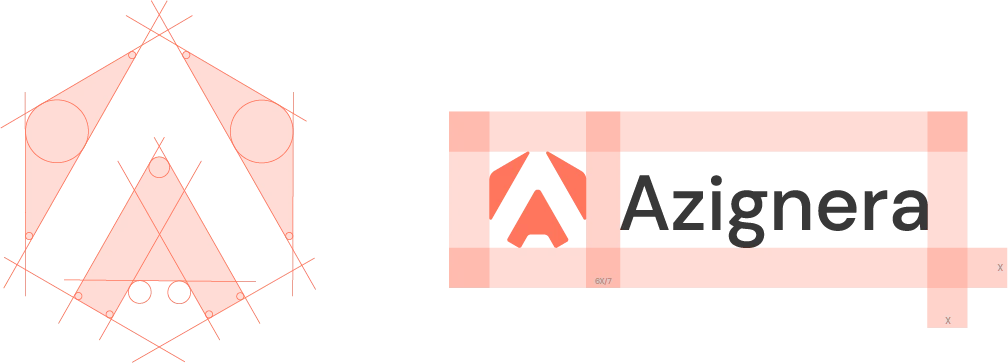 Azignera Grid And Logo