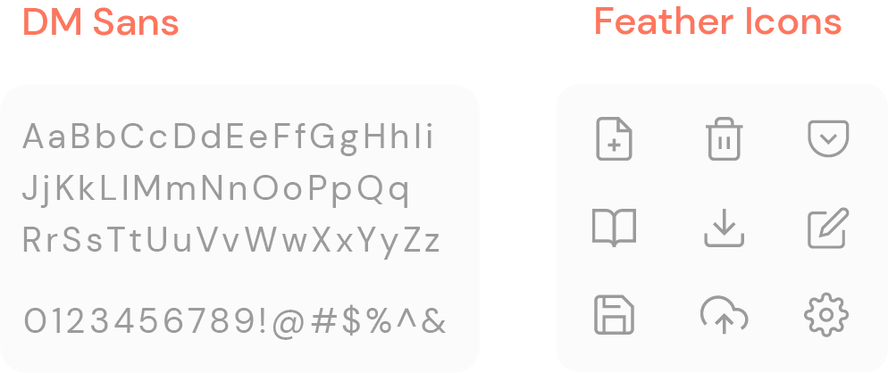 Azignera Typography And Icons